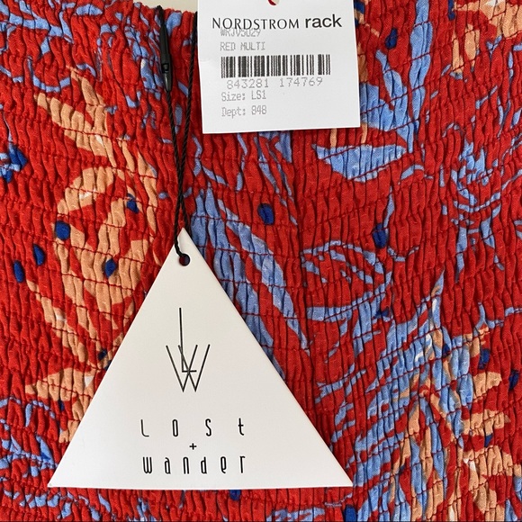 new! Lost & Wander sleeveless still on vacay jumpsuit L - Picture 6 of 6